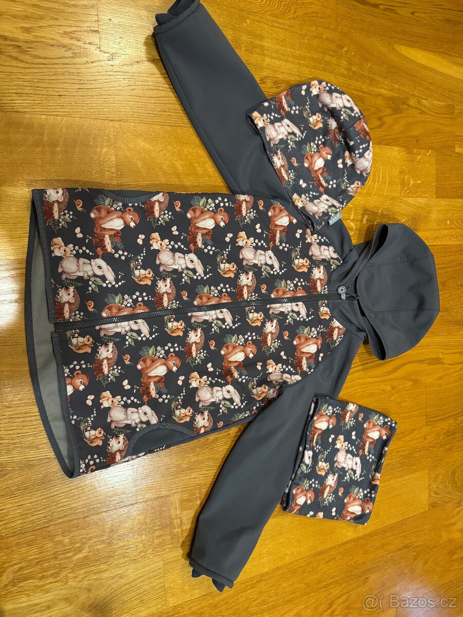 Dětská softshell bunda zn. Unuo  vel. 122/128