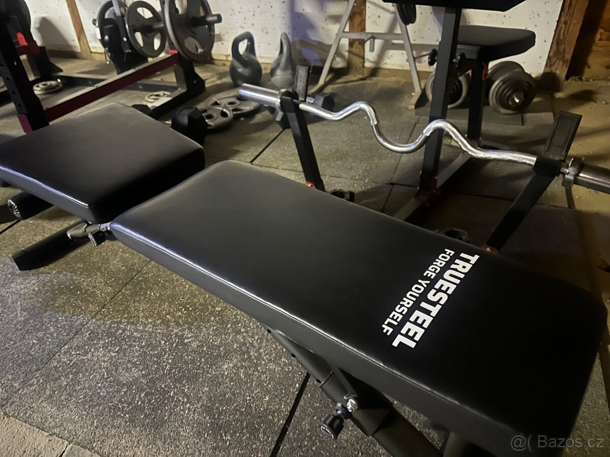 Posilovací lavice nastavitelna