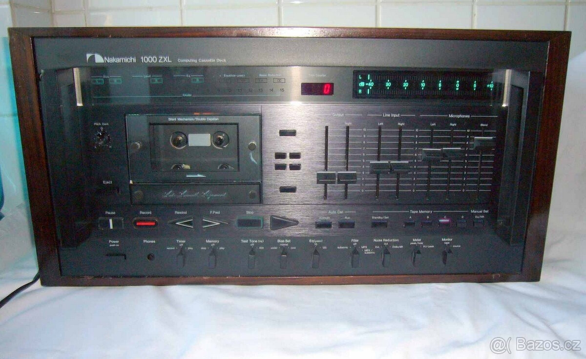 NAKAMICHI 1000 ZXL POČÍTAČOVÝ KAZETOVÝ MAGNETOFORMÁT, ŠPIČKO