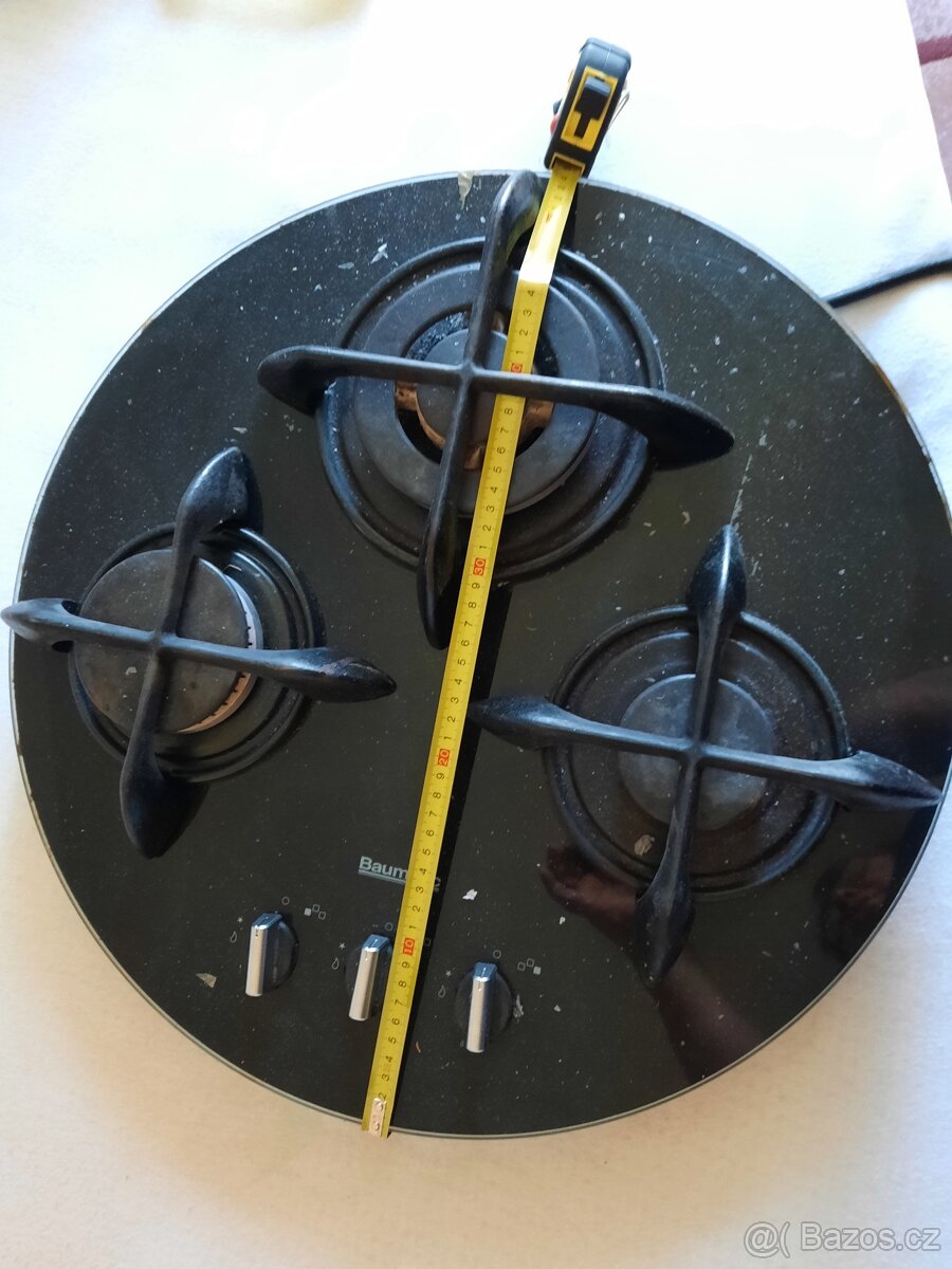 Plynová sklokeramická deska