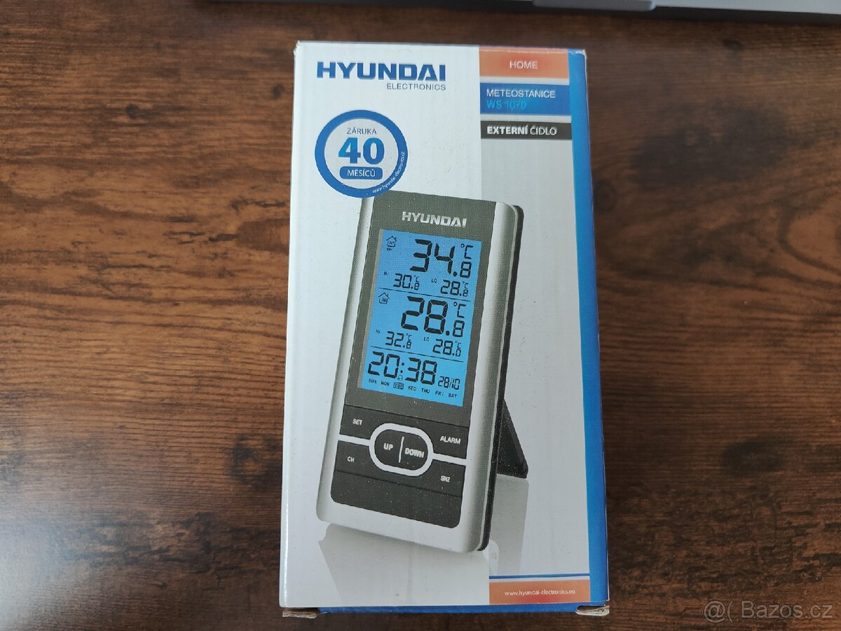 Meteorologická stanice Hyundai WS 1070 černá
