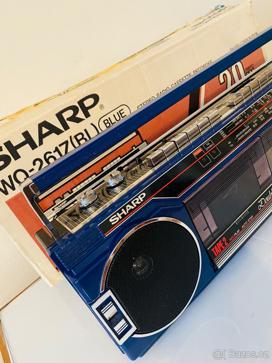 Radiomagnetofon/boombox Sharp WQ-261Z, rok 1985