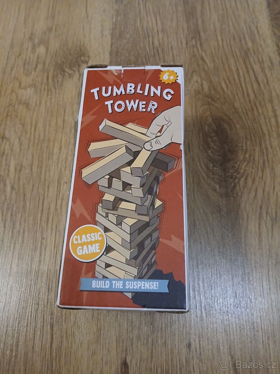 Dřevěná desková hra Tumbling Tower nová