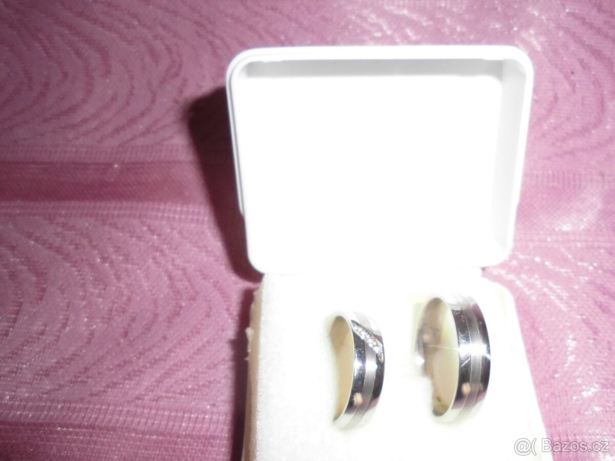 snubni prsteny-stříbro