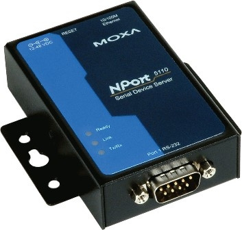 MOXA NPORT 5110 (RS-232 over IP)