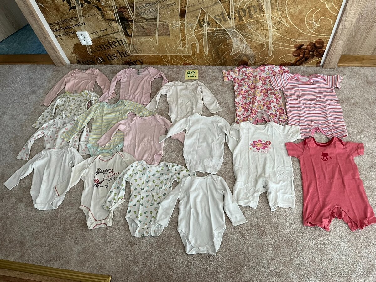 Dětské kojenecké (dívčí) oblečení - vel. 92