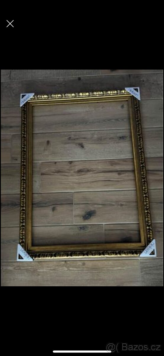 Dřevěný ram na zrcadlo 80x60