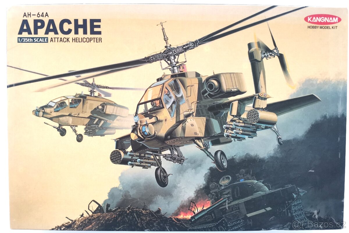 Vrtulník APACHE AH-64A 1:35