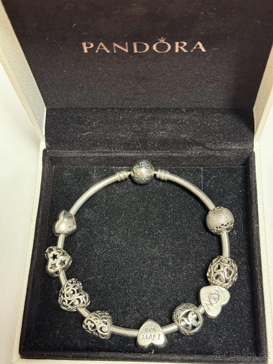 PANDORA STŘÍBRNÝ NÁRAMEK
