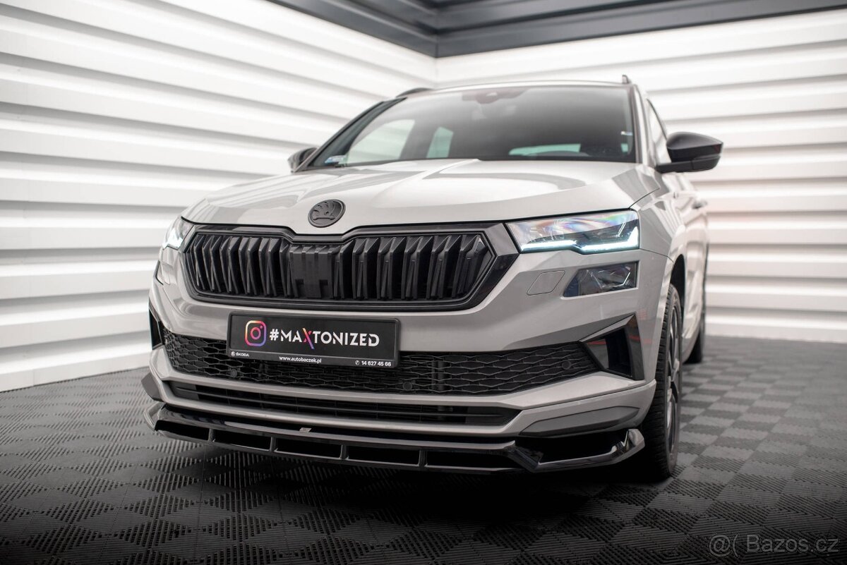 Maxton Design spoiler pod přední nárazník Karoq MK1 Facelift