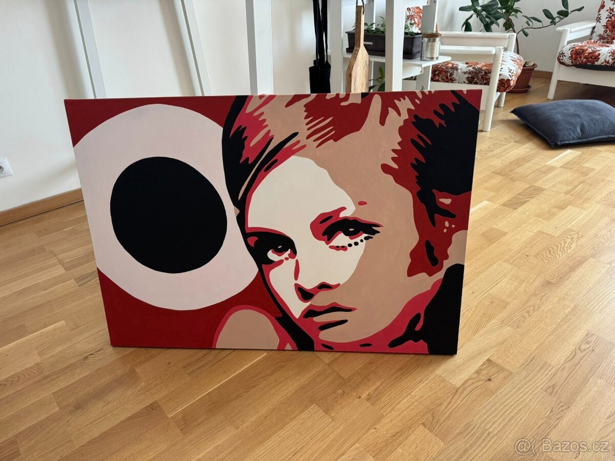 Ručně malovaný POP Art obraz Twigy 0001 tw - 100x70 cm