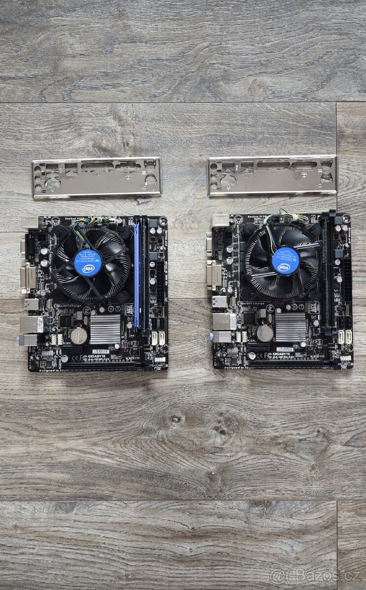 2 x GIGABYTE GA-H81M-S2V + CPU i5-4460 + RAM