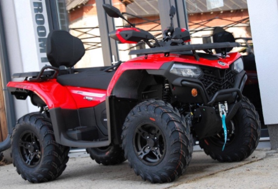 CFMOTO Gladiator X520A RED - PŘEDNÍ, ZADNÍ RÁM A ZADNÍ BOX Z