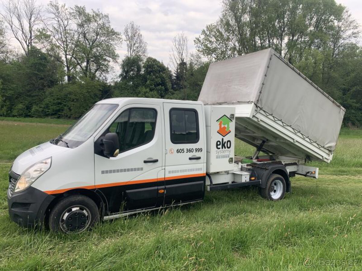 Renault Master 2.3 TDI 7mist sklápěč + uložák