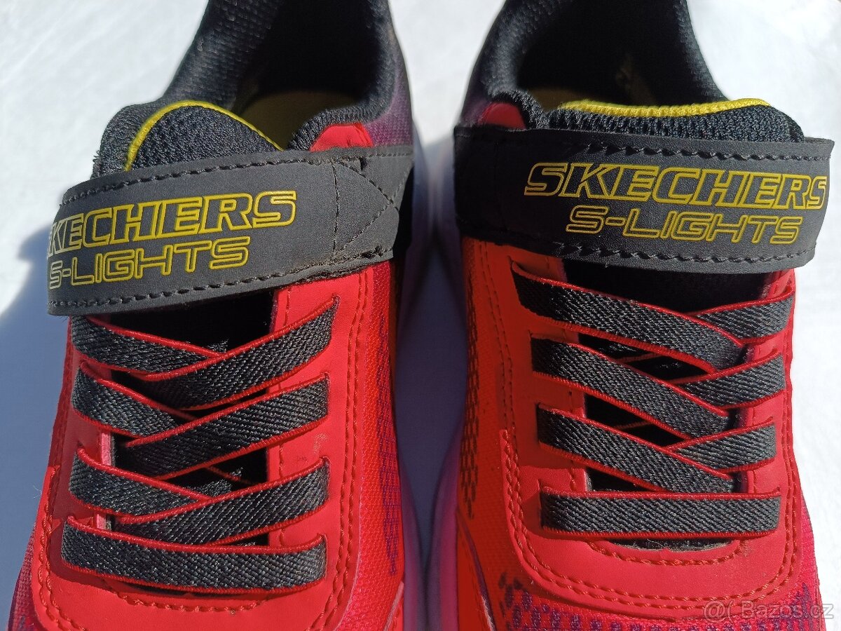 Dětské svítící tenisky SKECHERS S-LIGHTS