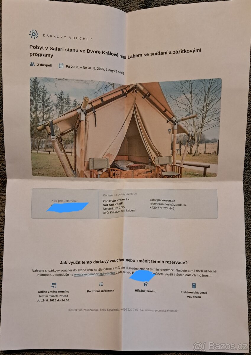 Safari voucher