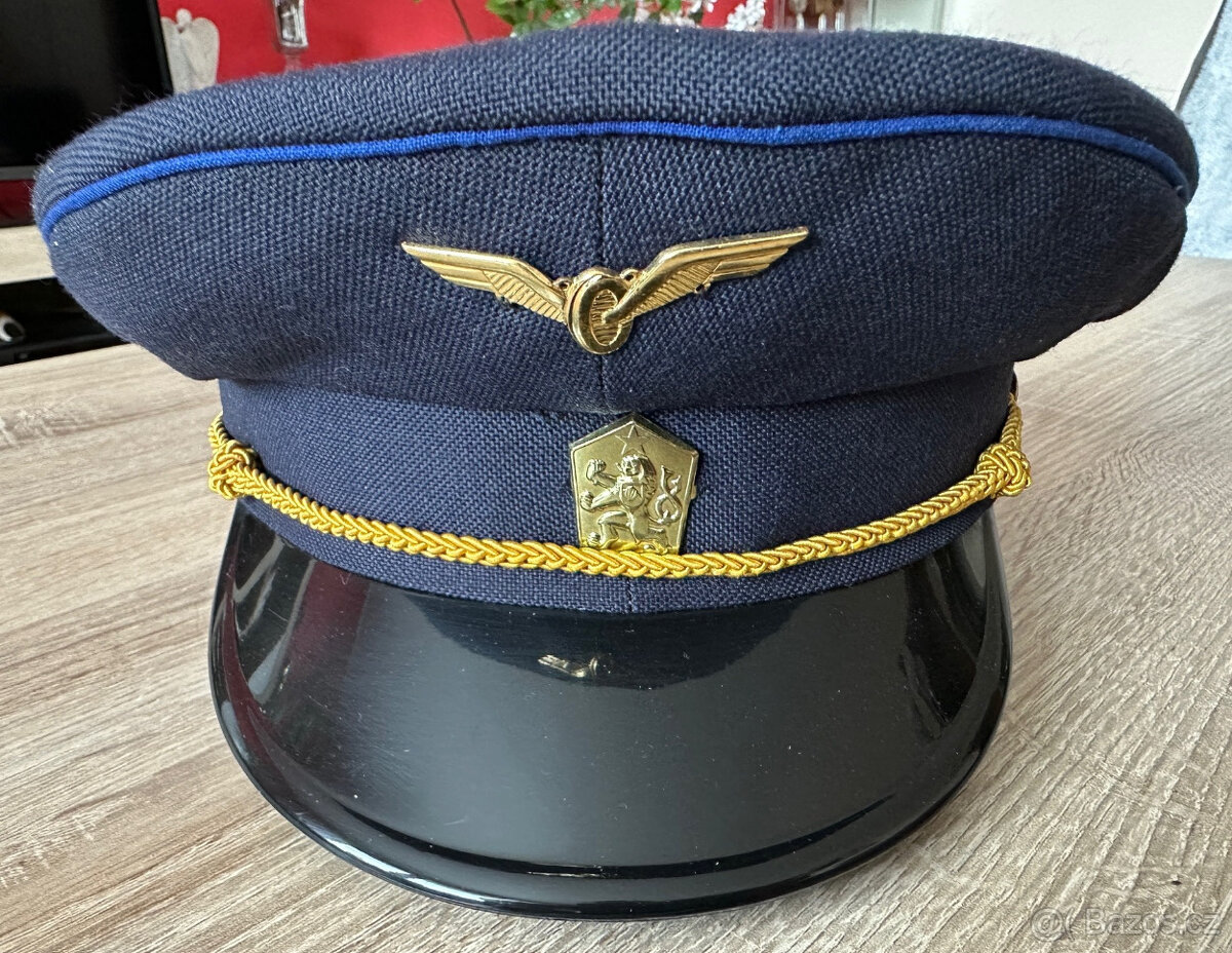 brigadýrka čepice železničářská stará lev ČSSR