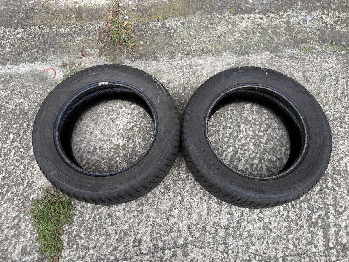 2ks zimní pneu 205/55/16 Barum Polaris 5 vzorek 7mm