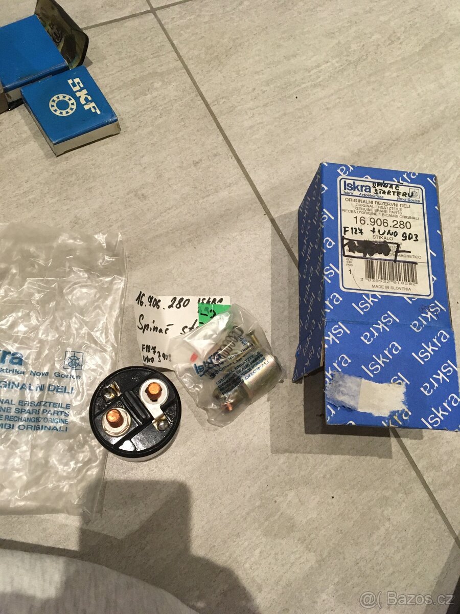 Prodám spínač startéru a diody Fiat 127, UNO 903