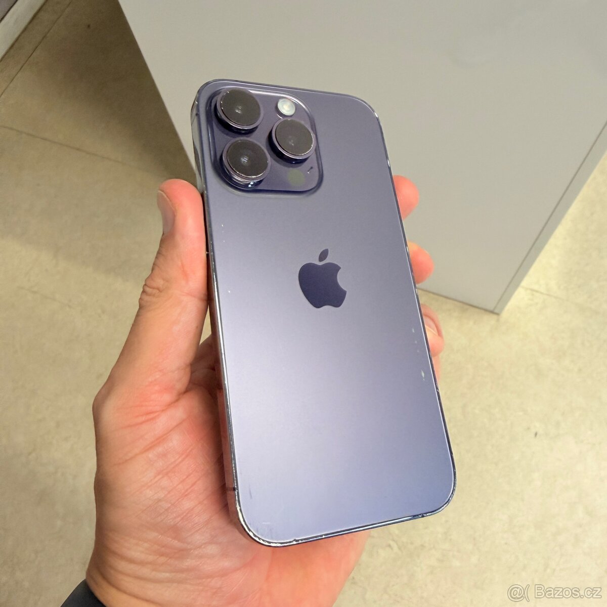 iPhone 14 Pro 256GB fialový, pěkný stav, 12 měsíců záruka