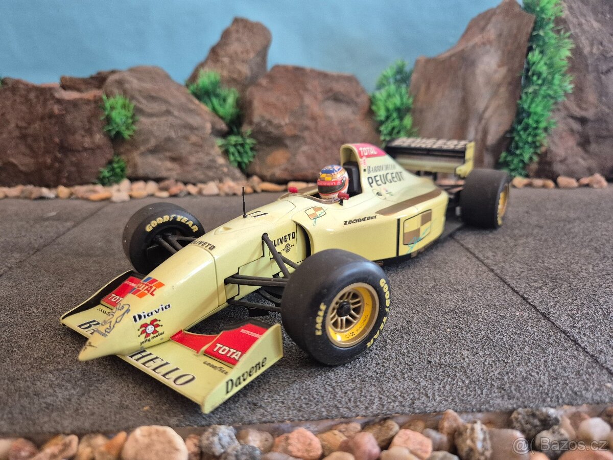 Prodám model formule F1 1:18 Jordan Peugeot