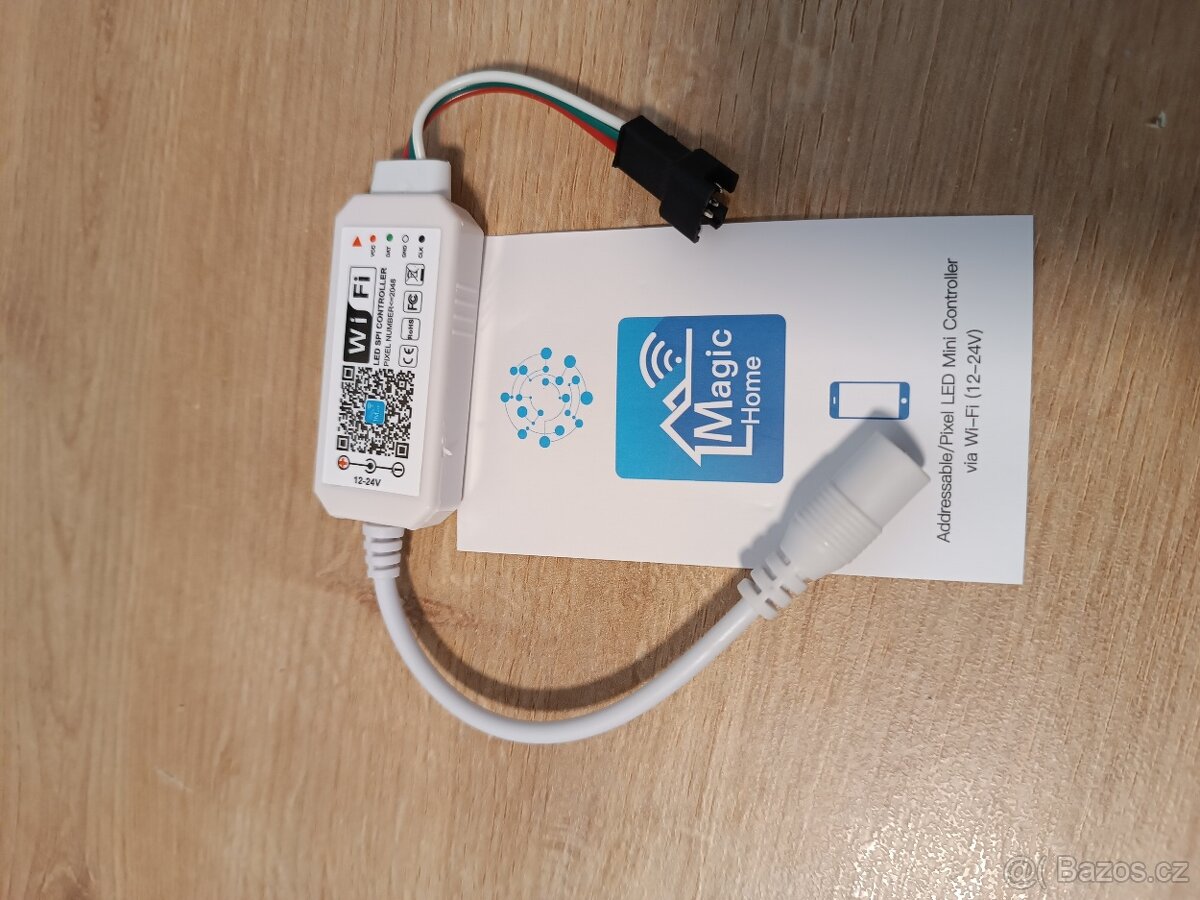 Wifi kontrolér digitálního led pásku 12V 24V