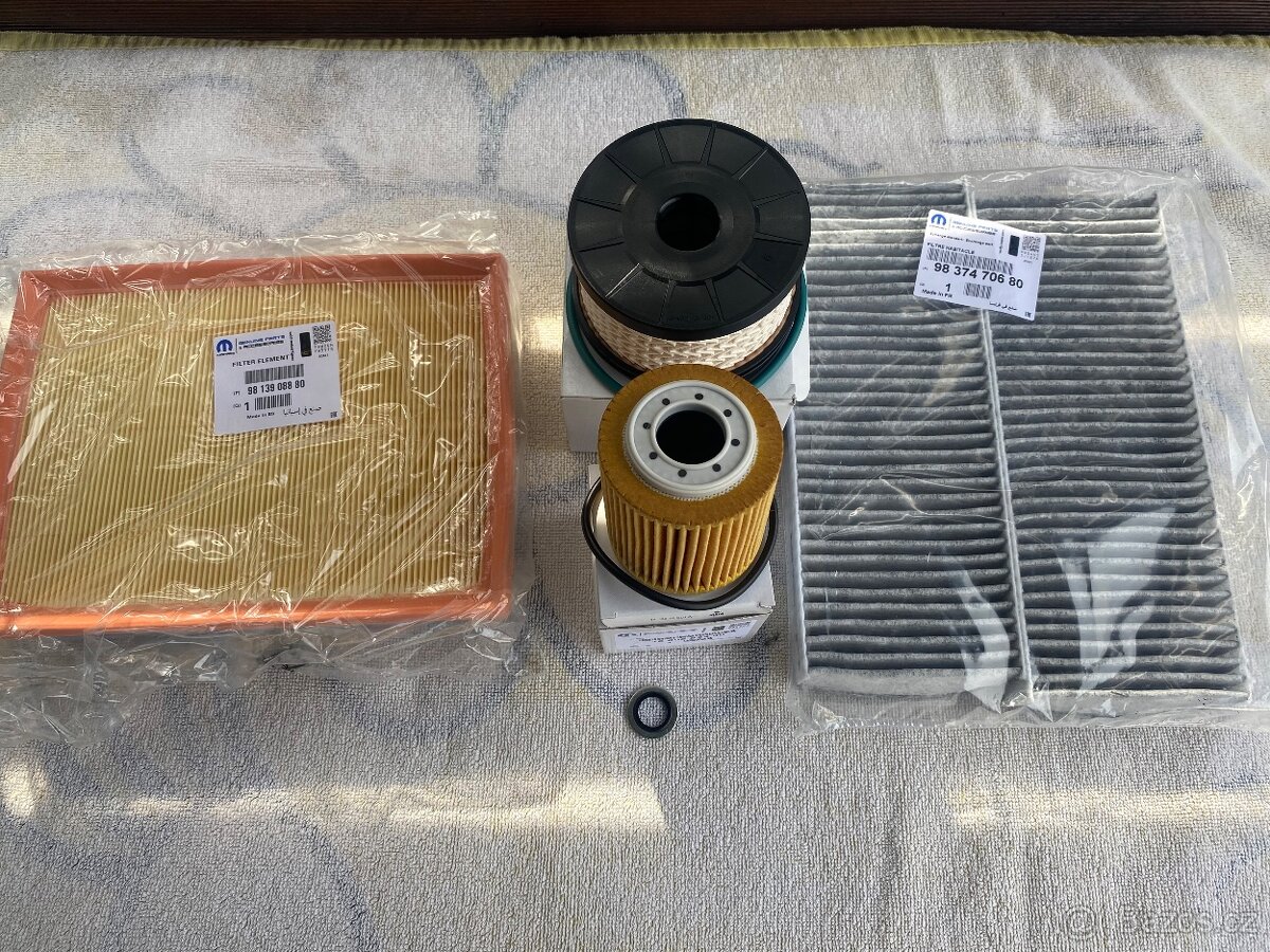 FIlTRY + MOTOROVÝ OLEJ 1.5 BLUEHDI PSA