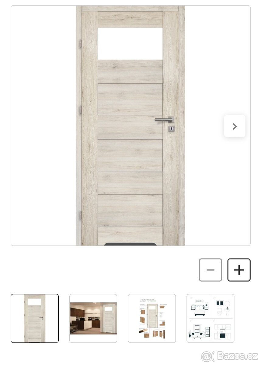 Dveře 80cm koupelna s obložkami