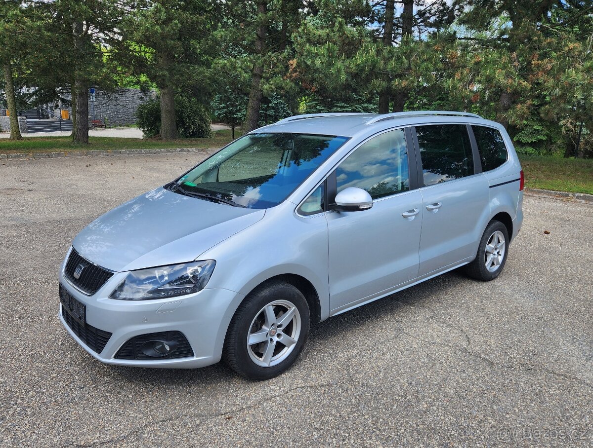 Alhambra DSG 6/2015, 2.0TDI 103kw 156000km, 7 míst, Navi