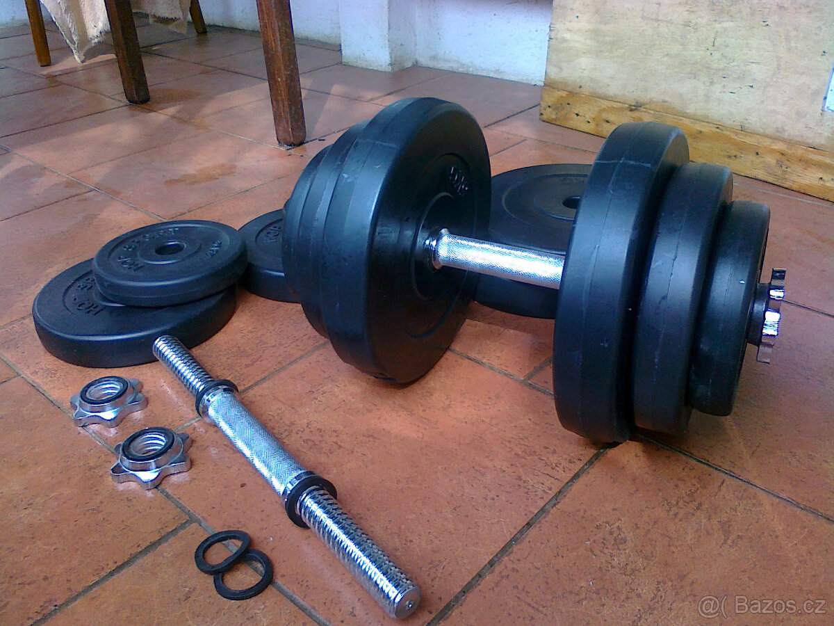 činky 2x20kg - nové