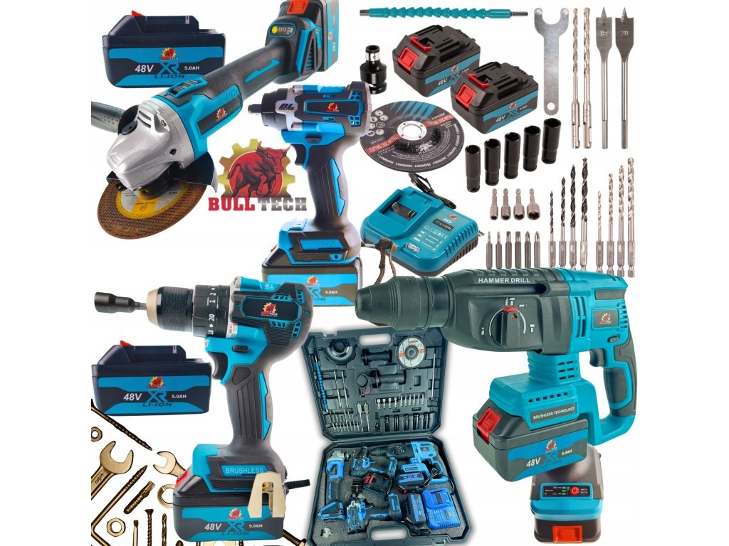 Aku nářadí 4v1 BULL TECH