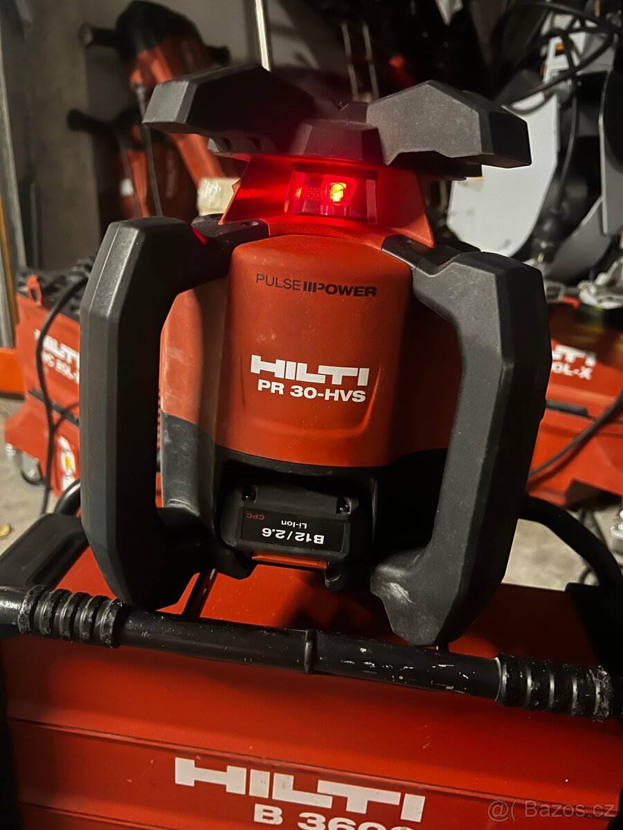 Hilti PR 30 HVS-A12 v kompletu a po kalibraci