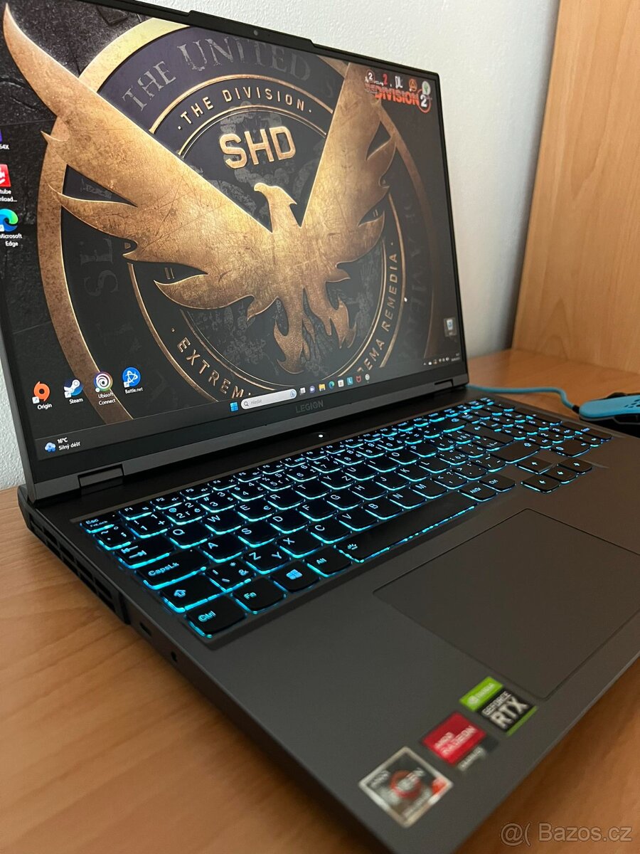 Lenovo Legion 5 Pro 16ACH6H Storm Grey/Black kovový