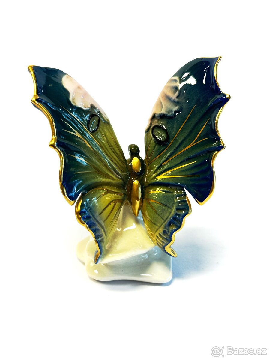 Porcelánový motýl Ens