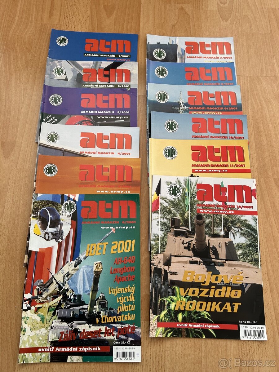 Časopisy Atm z roku 2001
