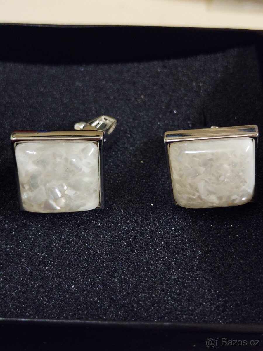 Manžetové knoflíky jwl luxury pearls