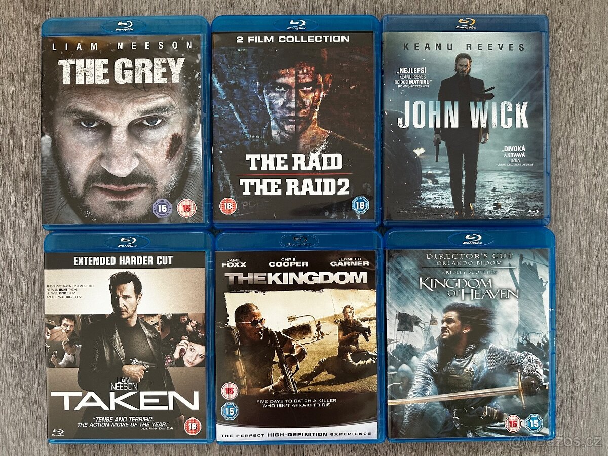 Blu-ray filmy kolekce 3