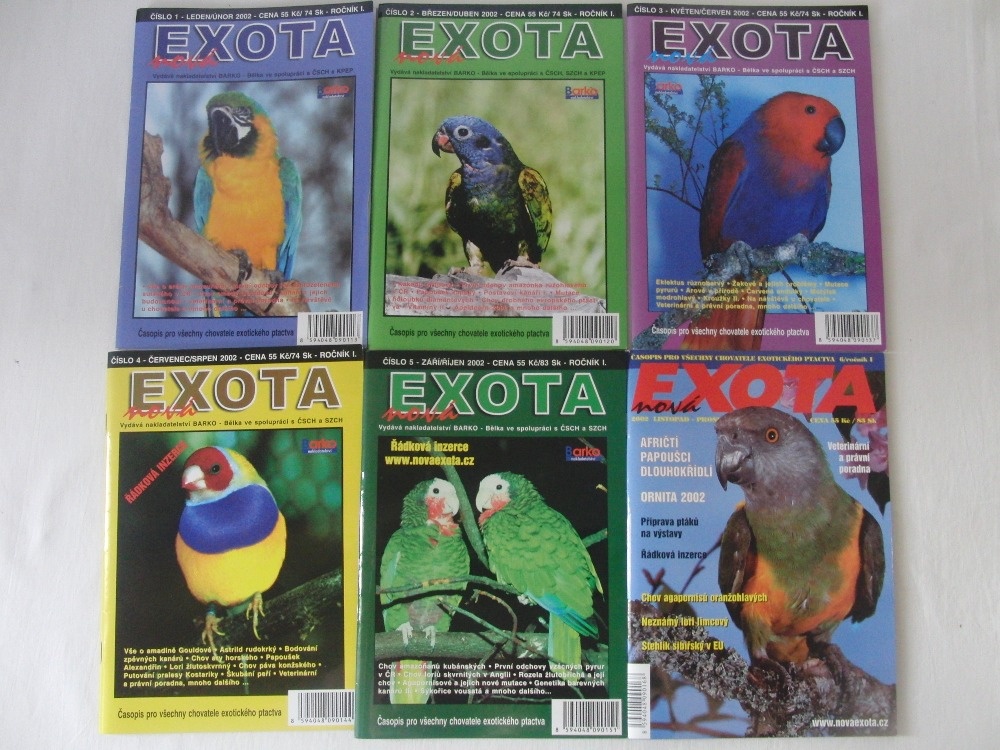 Nová Exota - celé ročníky 2002,11,12,14,15,16,17.
