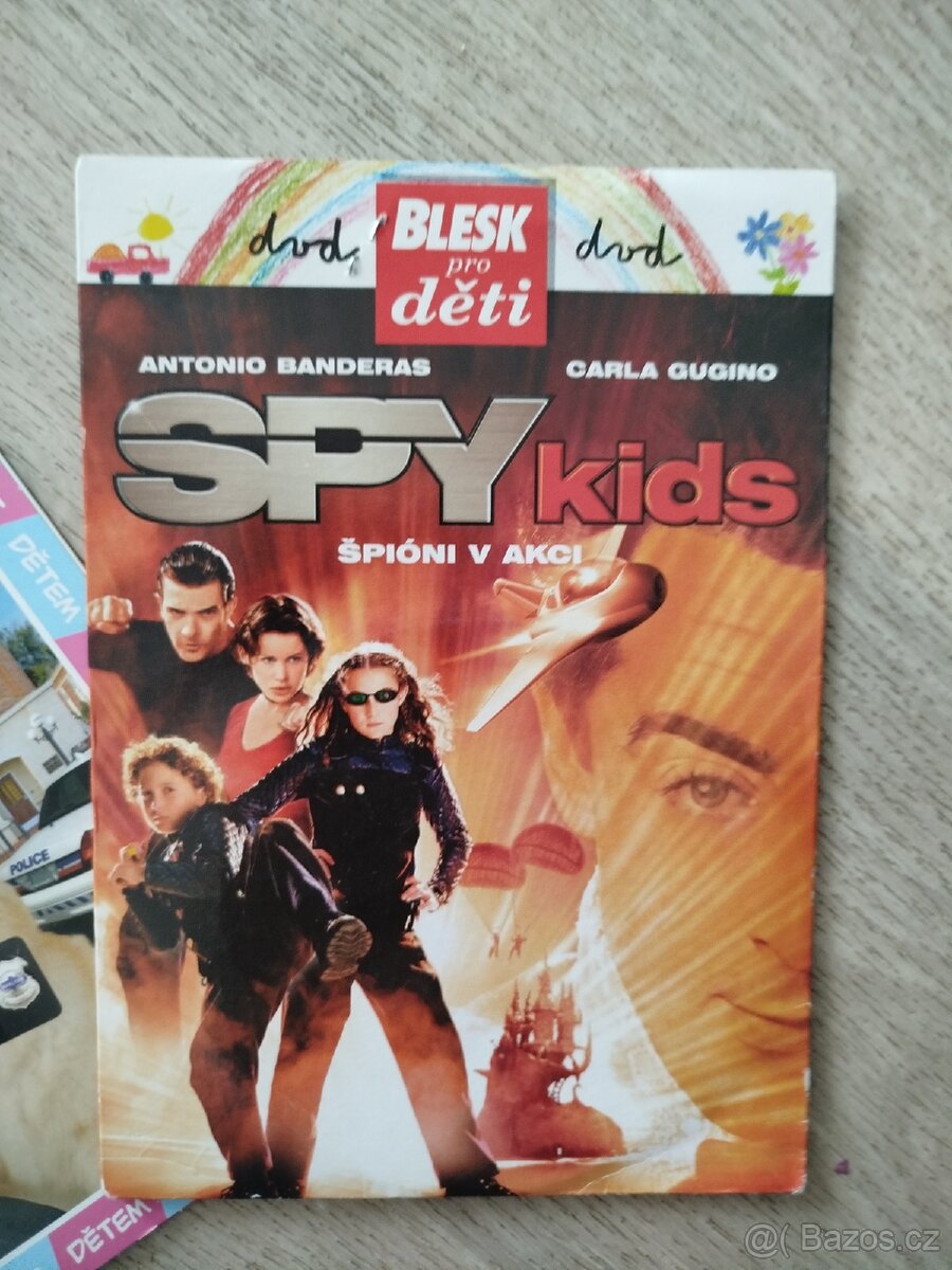 2xDVD nové nerozbalene SpyKids, Nejlepší policajt
