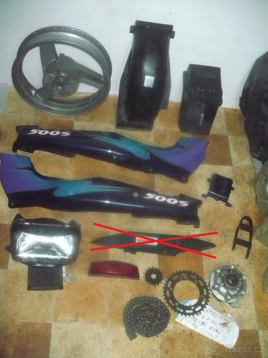 Kawasaki GPZ 500 r. 95 díly