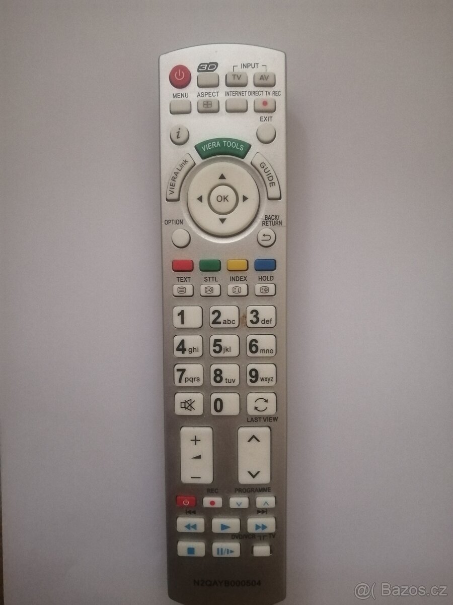 Panasonic N2QAYB000504 náhradní dálkový ovladač
