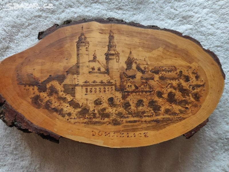 Domažlice - vypalovaný obraz