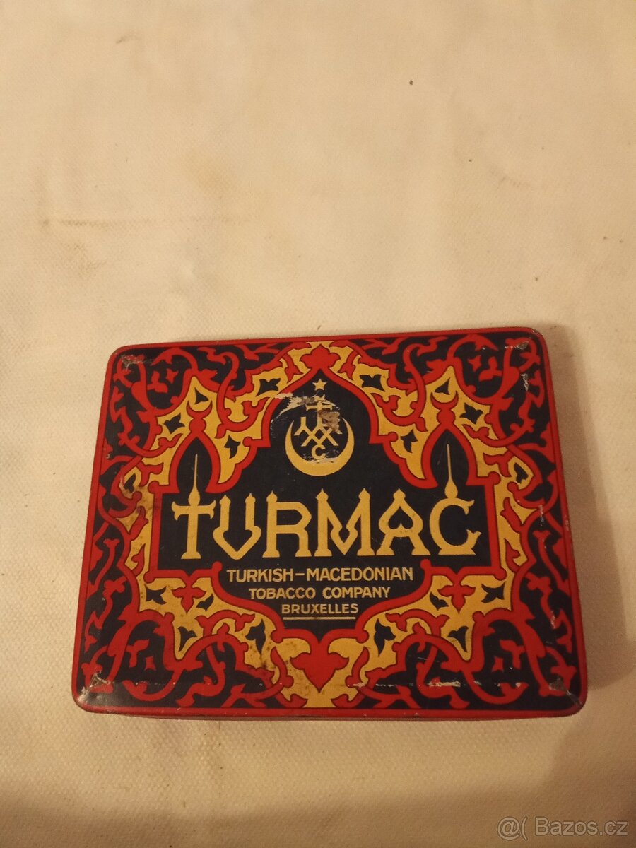 Plechová krabička od cigaret