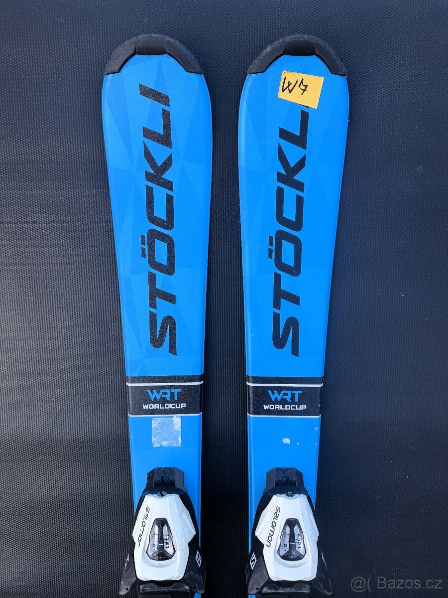 Dětské lyže STOCKLI Race 110 cm +vázání Grip Walk