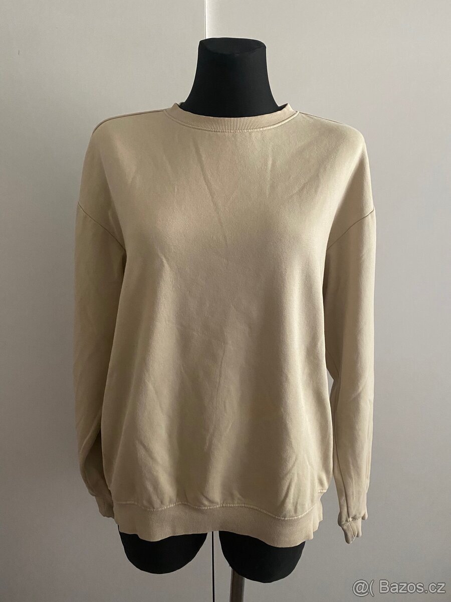 Hezká mikina - béžová vel.S