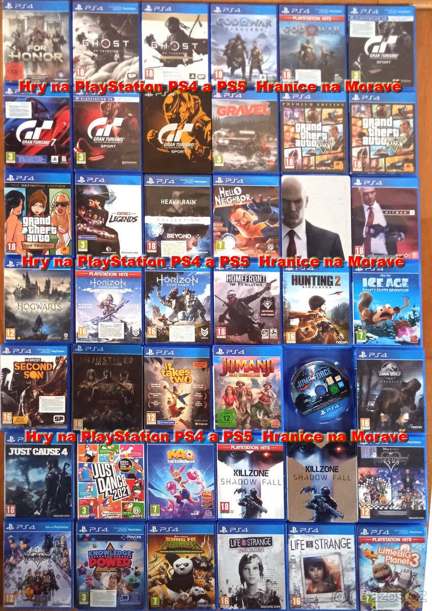 Hry na Playstation PS4 a PS5 - 2.část