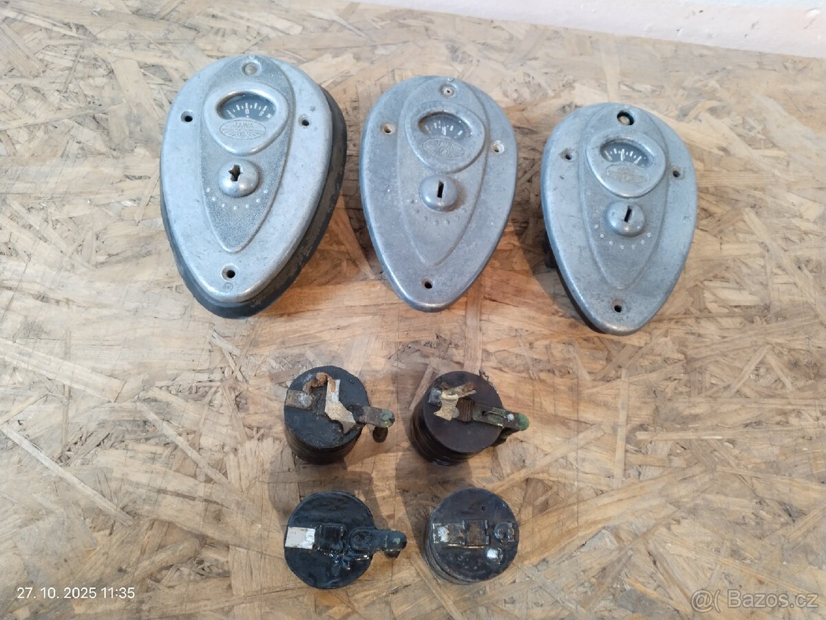 Jawa pérák, kývačka, půlbuben, ČZ, prase