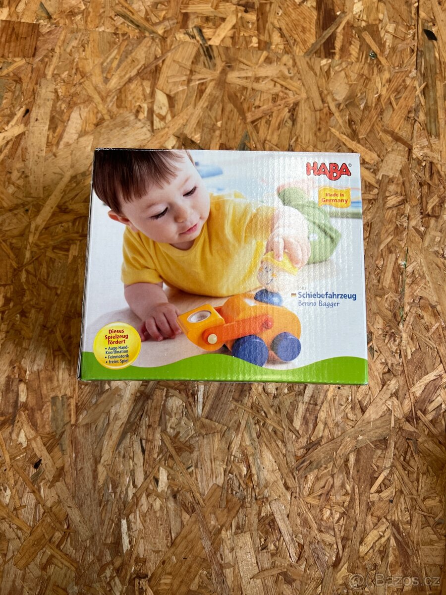 3583 Haba dřevěná hračka – Bagrista Elvis.