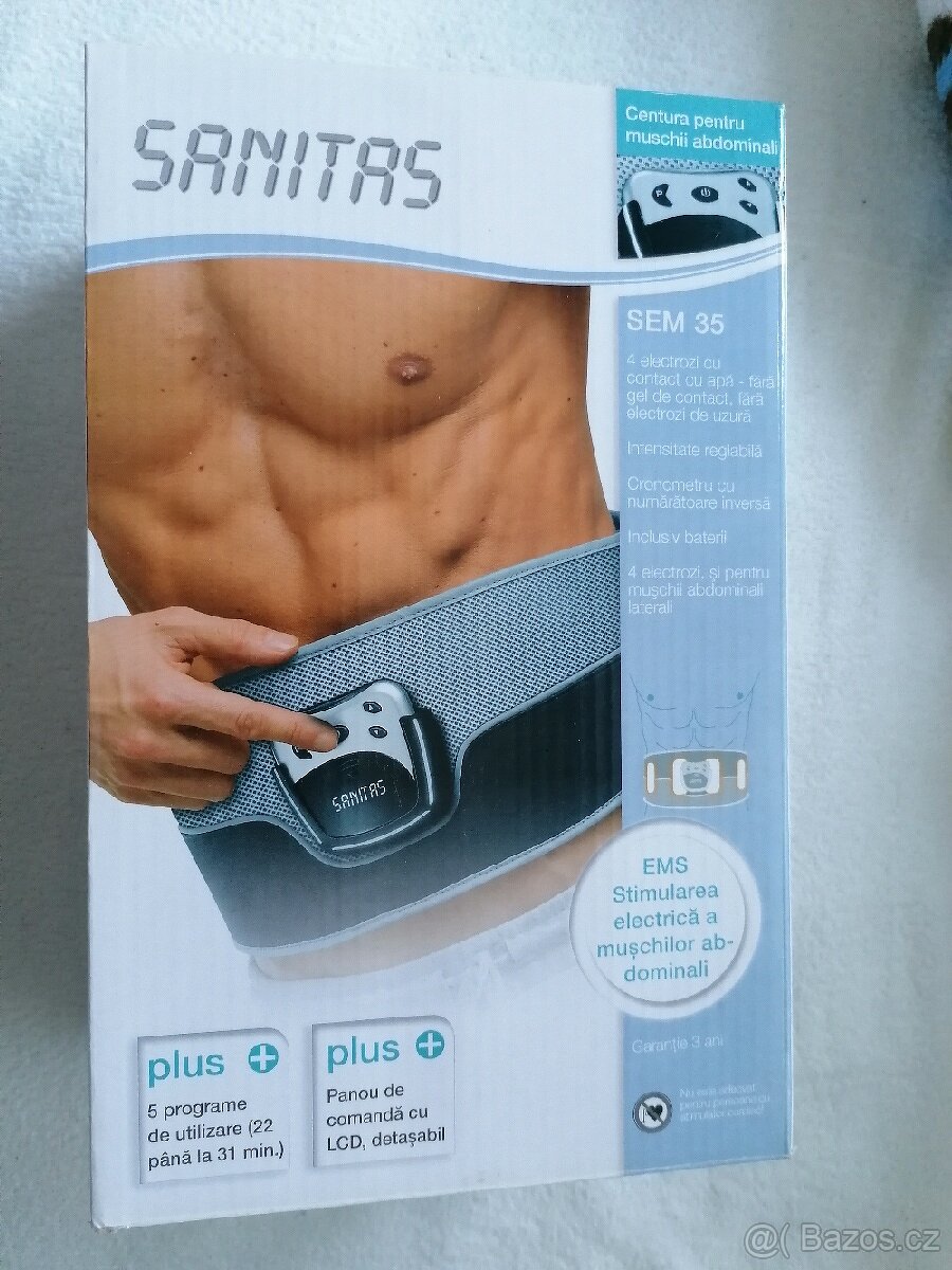 Elektrický břišní pás, pánský