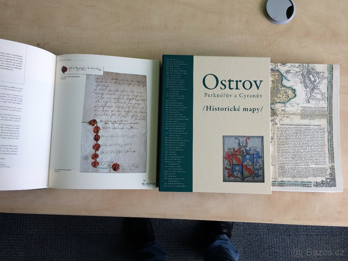 Ostrov Perknéřův a Cyranův + historické mapy